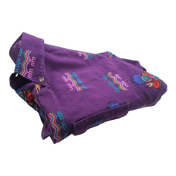 Vintage WRANGLER Cowboy Cut Western Button Down Shirt 15½ 34 X Long Single Stitc - Picture 16 of 16